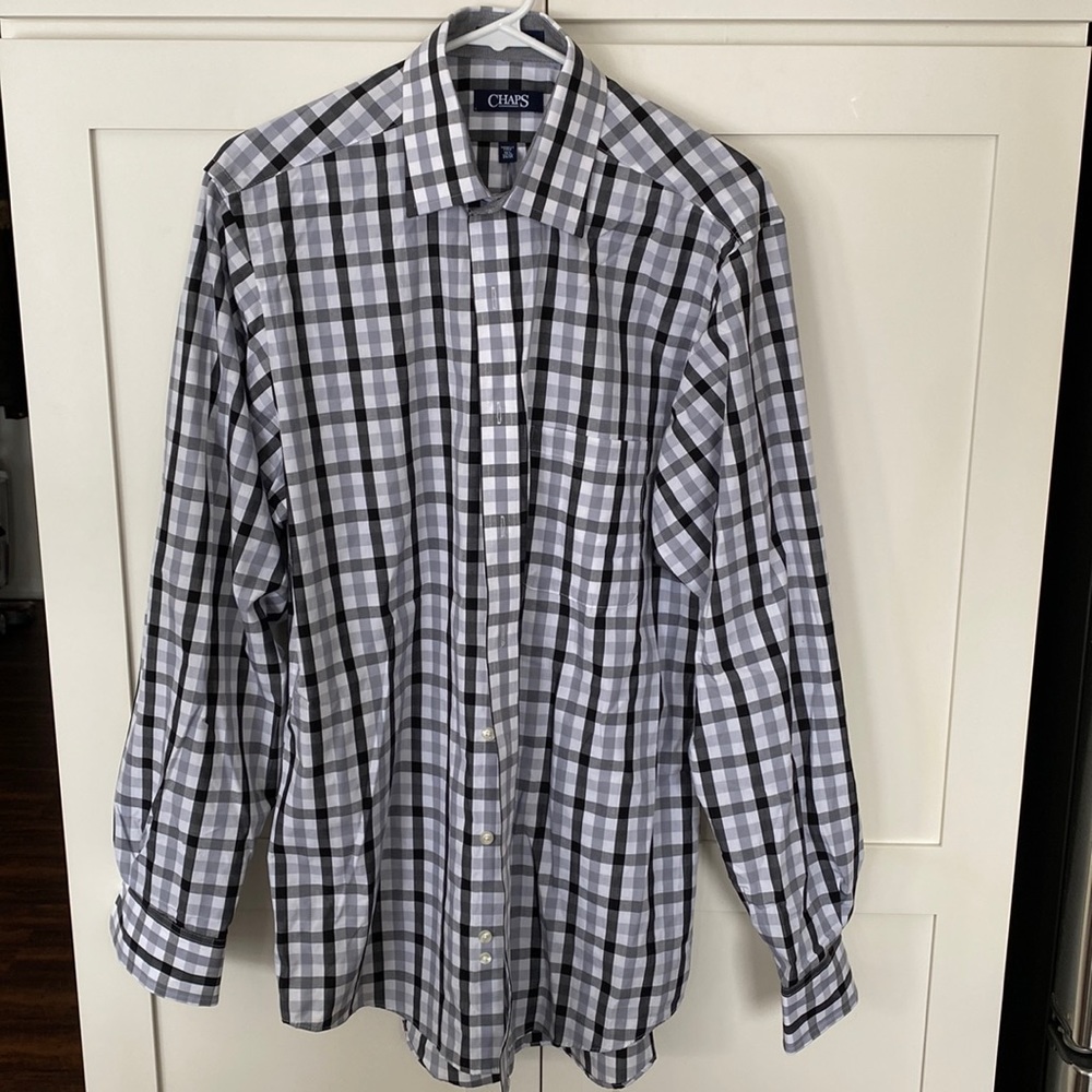 Chaps Men’s Checkered Dress Shirt